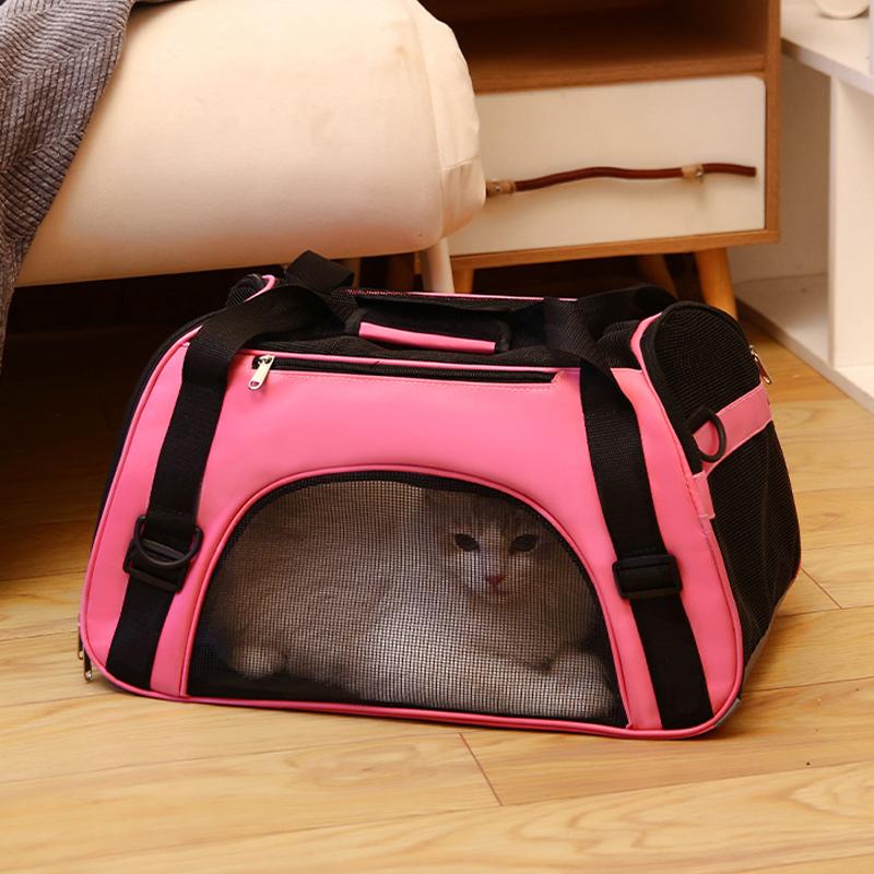 Haustier-Reise Tasche, Fluggesellschaft Zugelassene Gepäck Tasche, Haustier Reise Tragetasche Geeignet für Kleine Hunde, Katzen und Welpen, Kleintiere