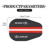 2PCS Car Rearview Mirror Rain Eyebrow Side Snow Sun Visor For Lexus CT ES GS NX IS250 CT200h IS300h ES300h ERX400h NX300h