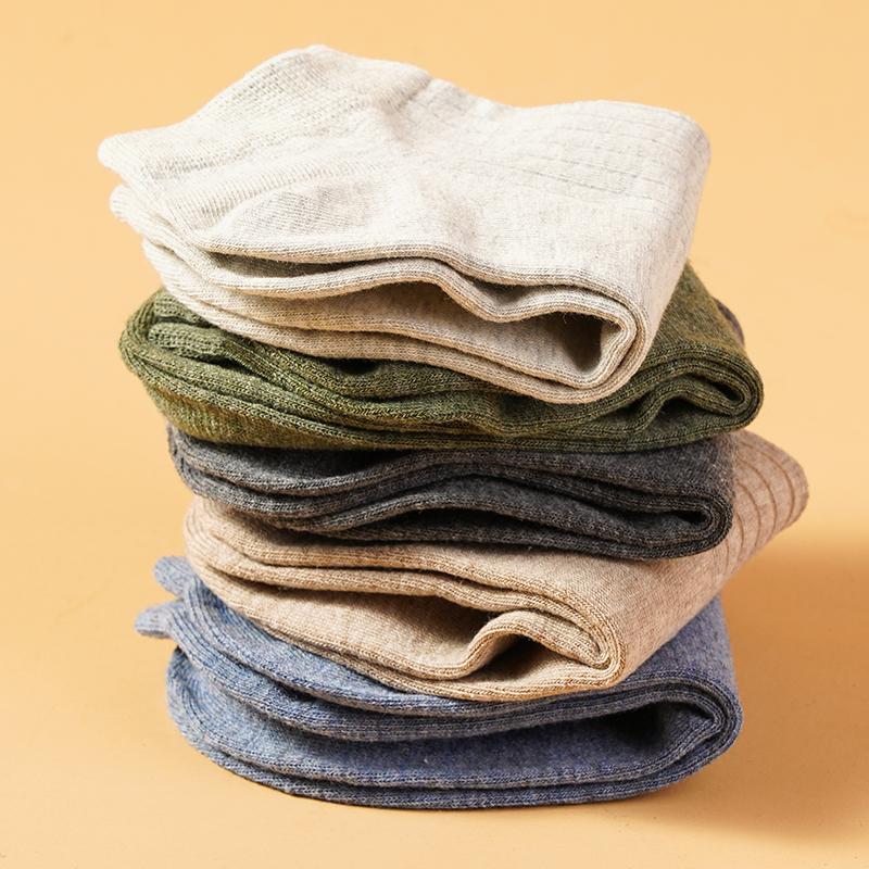 Women Solid Casual Cotton Short Socks Ladies Fashion Stripe Breathable Comfortable Ankle Socks