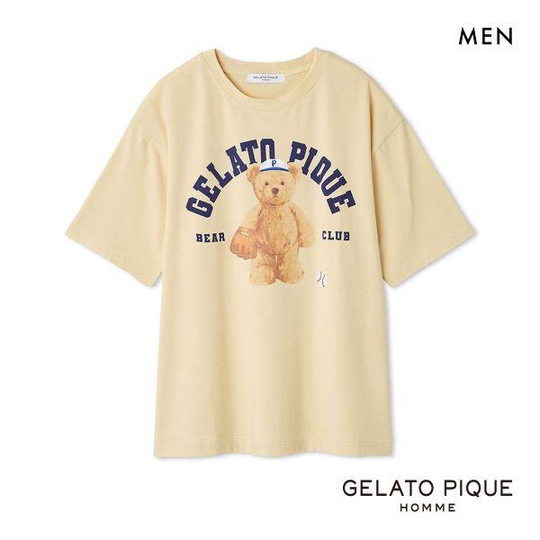 30% OFF Gelato Pique HOMME Men s Sporty Bear One Point T-shirt Gelato Pique Pajamas Room Wear gelato pique HOMME M-L