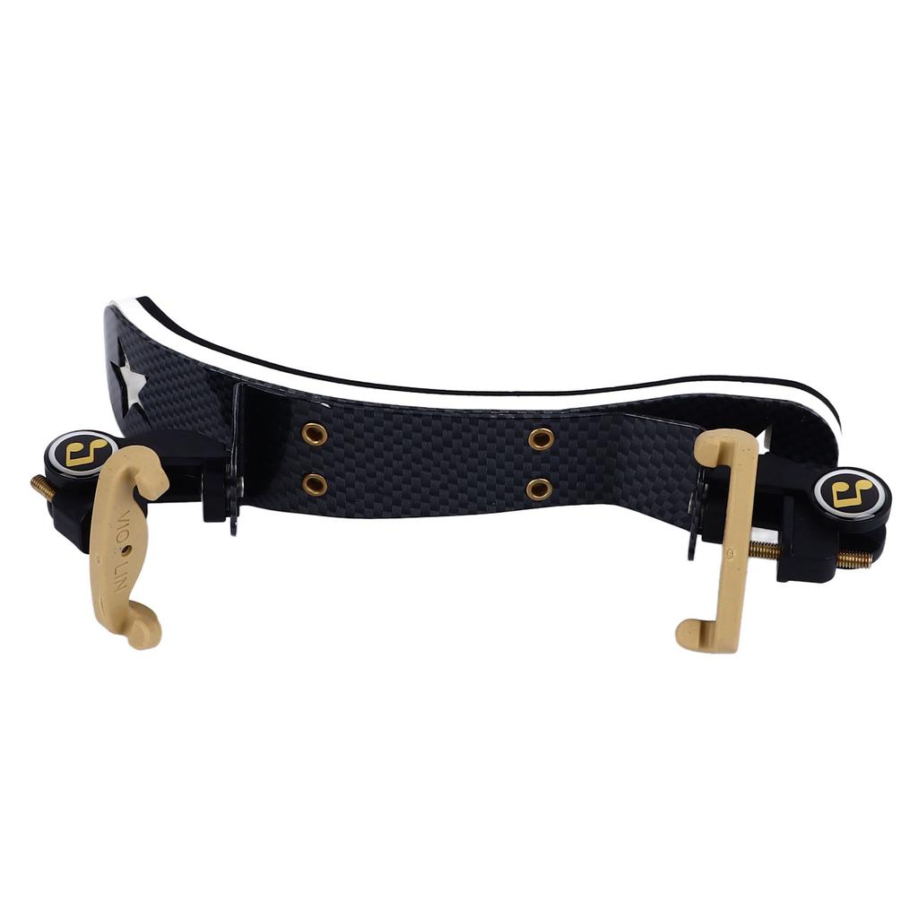 Violin Shoulder Rest Collapsible Height Adjustable Ergonomic Violin Shoulder Support for 12 Carbon