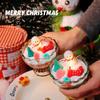 Handmade Scented Candle In Glass Jar Shaped Like Mini Dessert Cake Christmas Gift Box Wedding Favor