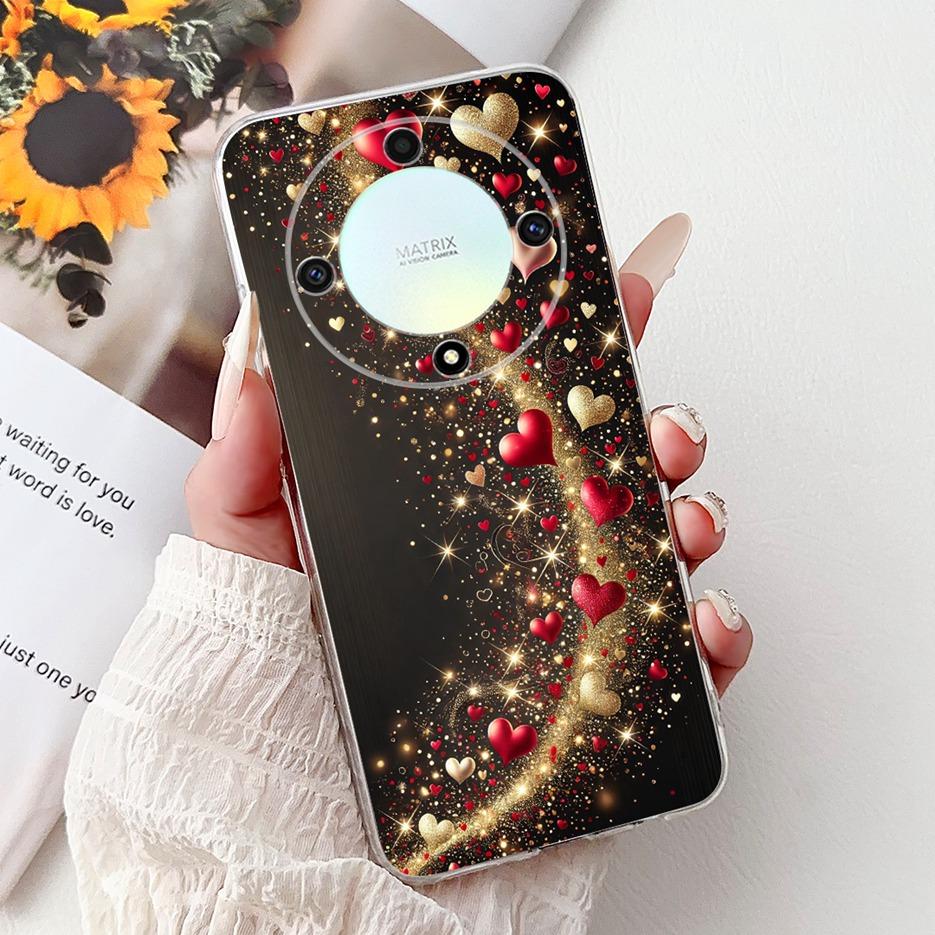 Für Honor Magic6 Lite Hülle HonorX9B ALI-NX1 Coole Drachenbemalte Abdeckung Weiche Silikonhülle Für Honor X9B Magic 6 Lite Fundas Coque