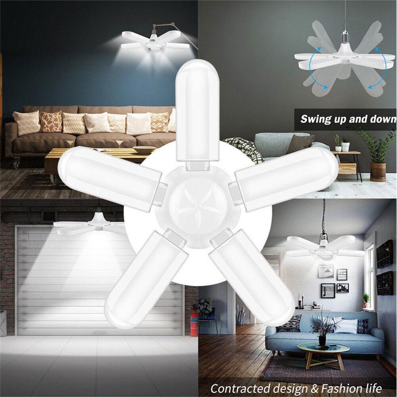75W Ac85-265v Led Garážové Světlo 30000lm Nastavitelný Úhel Úspora Energie Super Jasné Stropní Světlo