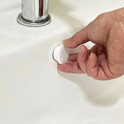 2/4 Pcs Sink Overflow Ring Kitchen Bathroom Basin Drain Cover Replacement Sink Sink Overflow Plugs