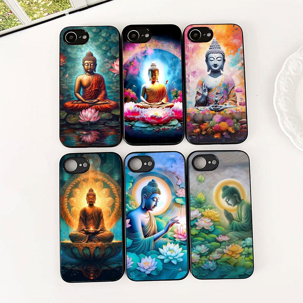 Phone Cover for Motorola Moto Edge 70 60 Fusion NEO Pro G Stylus G56 G96 G04 G05 20 Soft Case Lord Buddha Lotus Flower Light