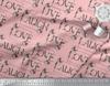 Soimoi Japan Crepe Satin Fabric Floral Love Text Fabric Prints By Metre 42 Inch