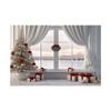 Indoor Window Sill Winter Snow Scene Children Shooting Background Cloth Background Wall Decoration Photo Cloth