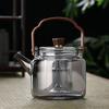Yipan Borosilicate Glass Teapot with Walnut Handle