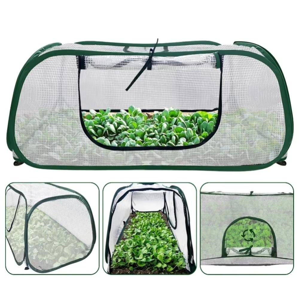Housse de protection isolante pour plantes Filet pop-up pour plantes Cage protectrice transparente en PVC Lit de légumes