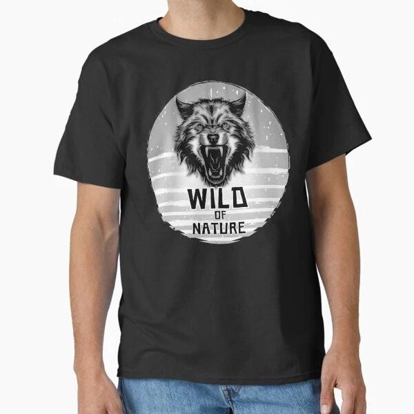 Wolf wild of nature Classic T shirt T shirt Made in US/AUS Size S-2XL S