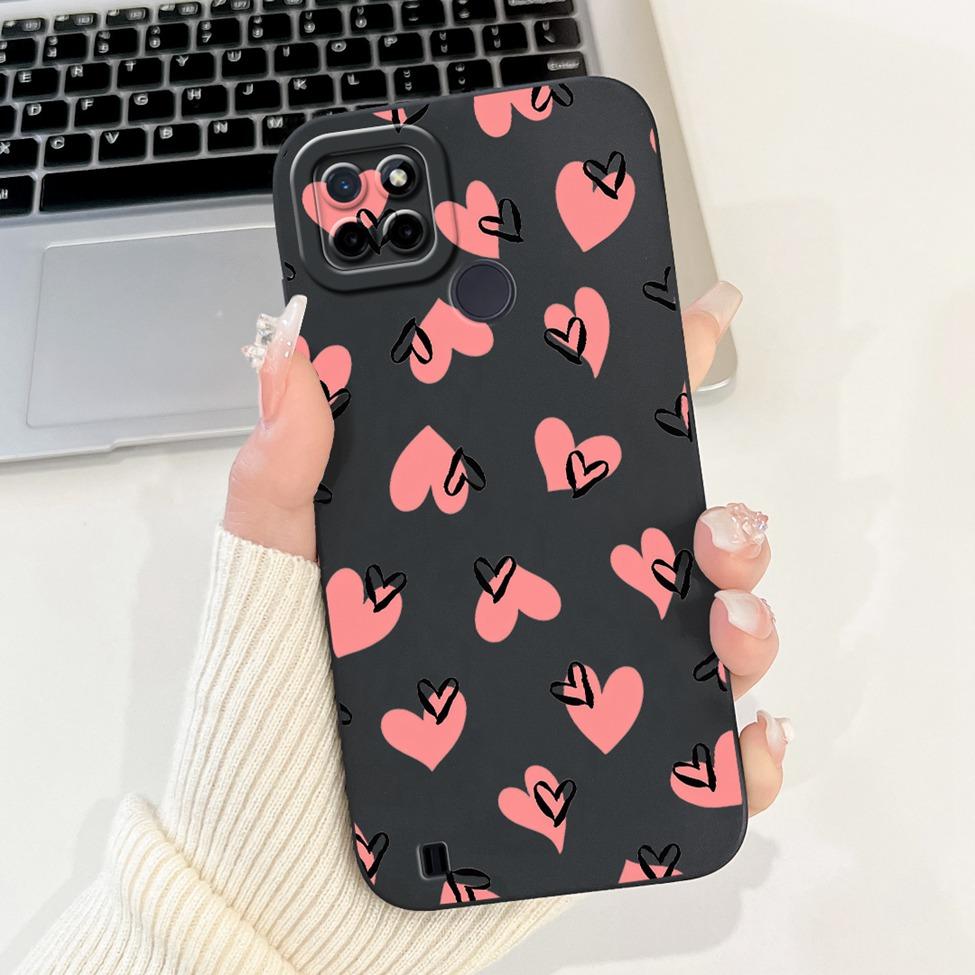 For Realme C21Y RMX3261 RMX3263 C25Y RMX3269 Cover For Realme C21Y Case Cute Cat Funny Cool Fashion Silicone Shockproof Bumper