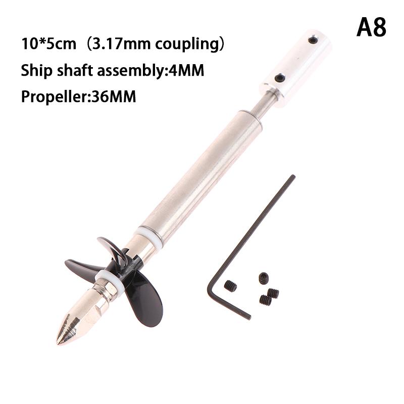 Innovative And Practical Three Blades Screw Joint Shaft Sleeve Prop Model Ship 4Mm Rc Boat Shaft Stainless Steel Drive Shaft