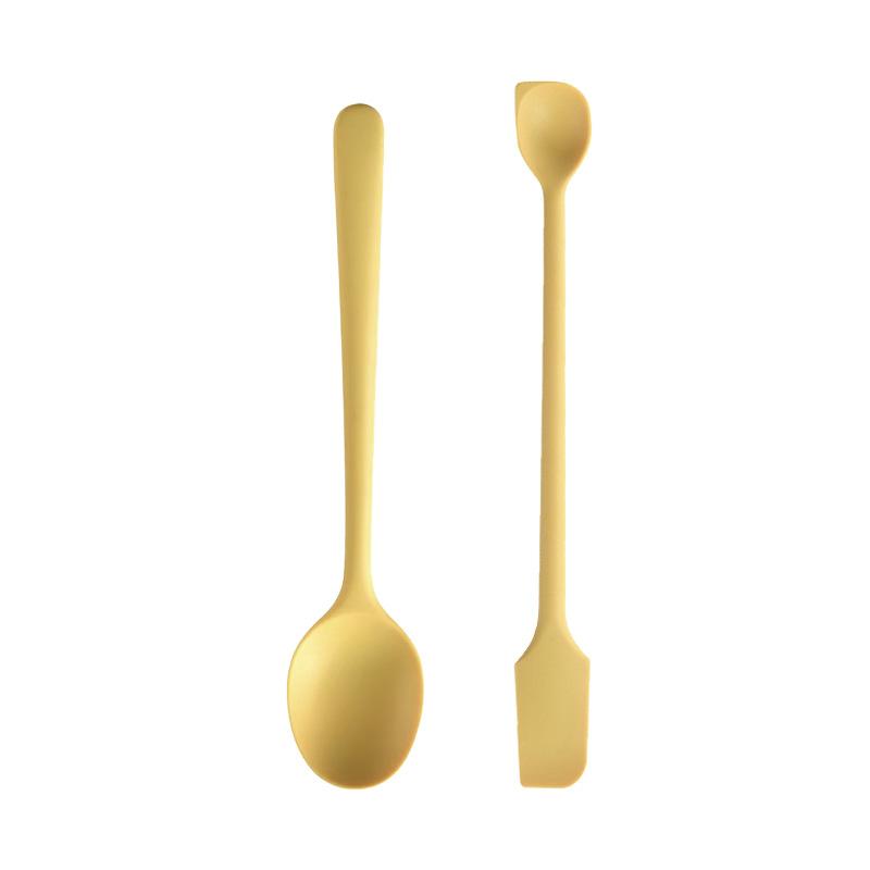 2/4Pcs Silicone Jam Spoon Scraper Heat Resistant Food Grade Non-Stick Kitchen Gadget for Baking Dessert Making