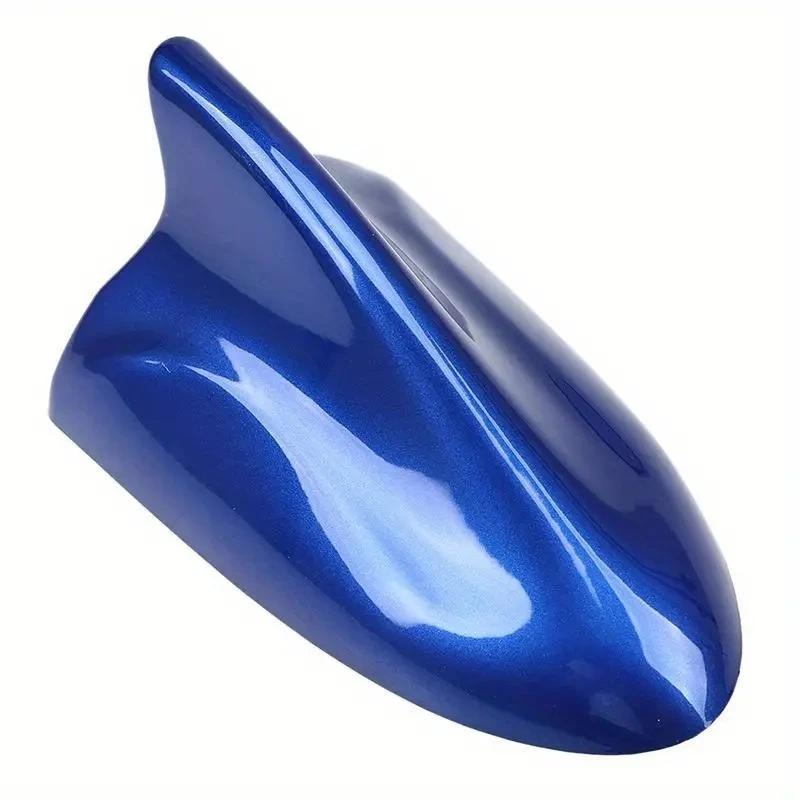 

Автомобильная универсальная декоративная накладка на крышу в виде акульего плавника, крышка антенны, наклейка, усиленная база радиосигнала, модернизированные детали со сверхсильным сигналом синий