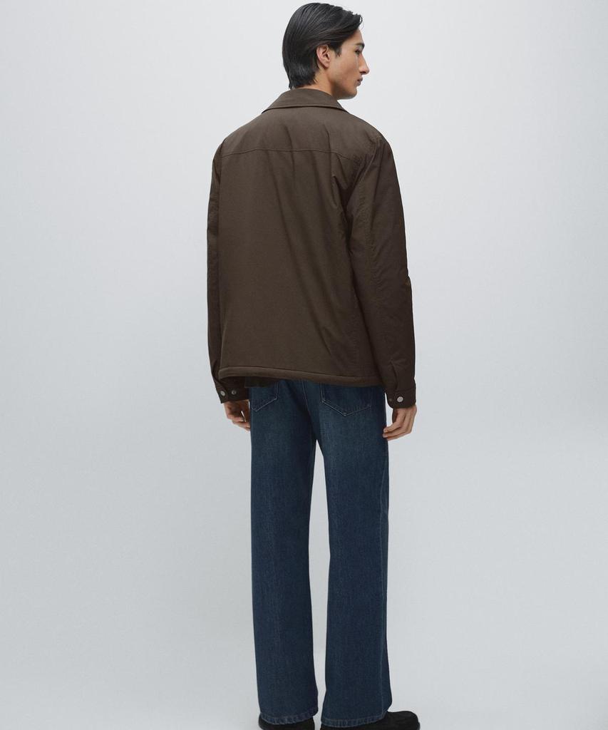 Massimo Dutti Collar Pocket Overshirt