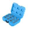 12pcs Car Spline Bits Locking Wheel Nuts Remove Tool Kits Auto Maintenance Repair