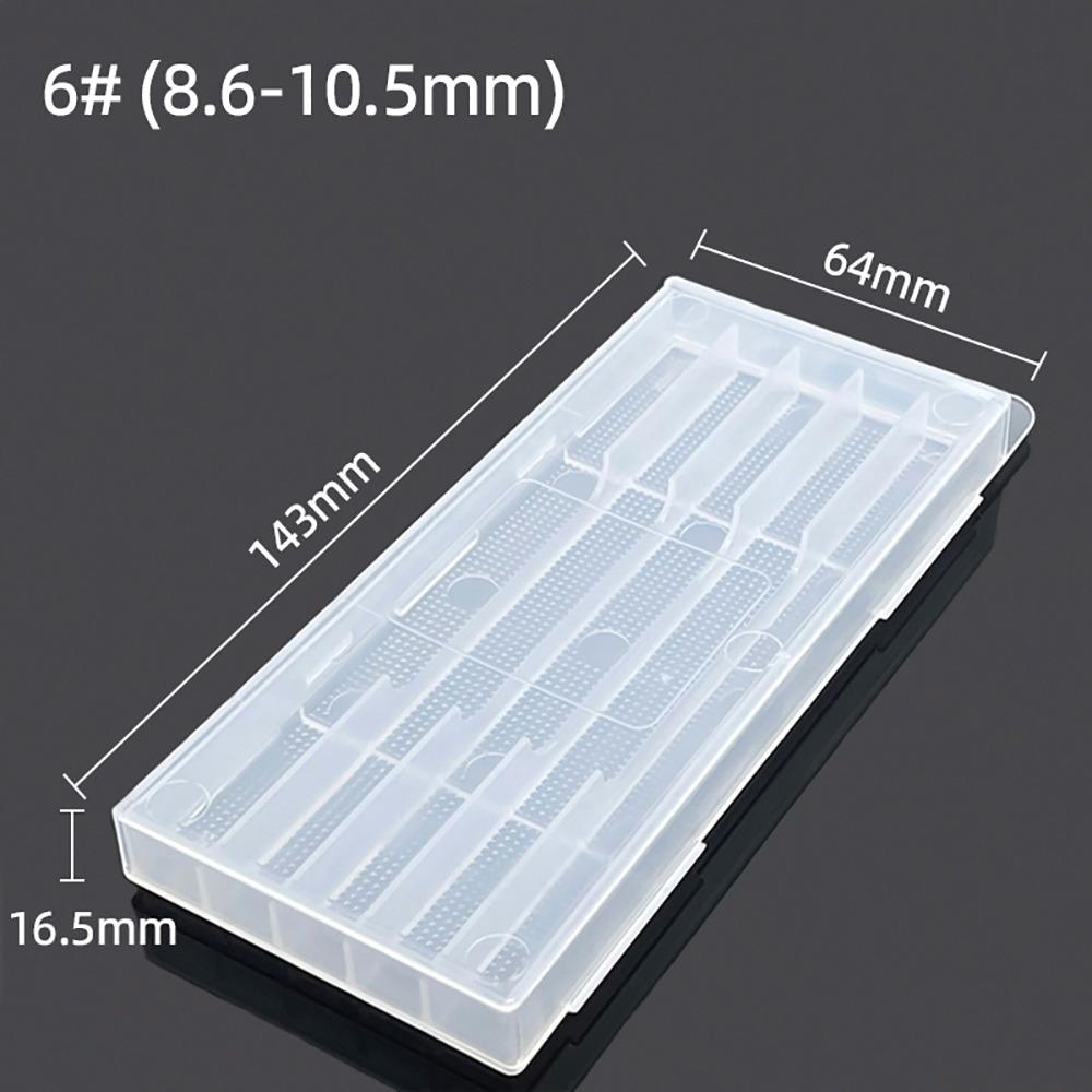 1Pcs Clear Tool Parts Storage Case Plastic Hardware Tool Box For Twist Drill Tap Accessories