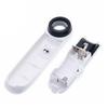 LED Light Handheld  Magnifier HD Magnifying Glass Pocket   Stamps