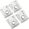 Pyhodi Headlight Tab Repair Kit, Left Right Side Headlight Headlamp Bracket Tab Repair Kits, Aluminium Alloy Simple Installation Scratch Resistant