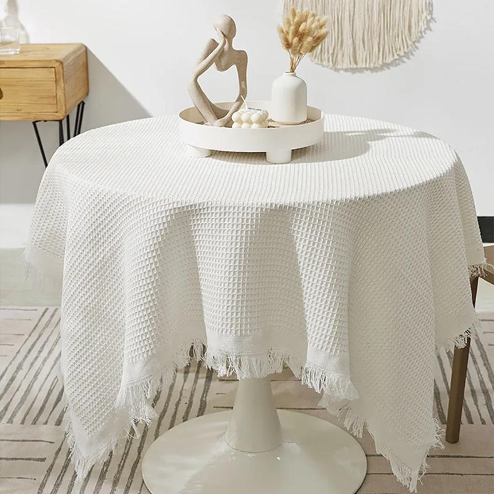 Rectangle Plaid Pattern Tablecloth Dust-proof Furniture Cover Household Garden Picnic Mat  Desk
