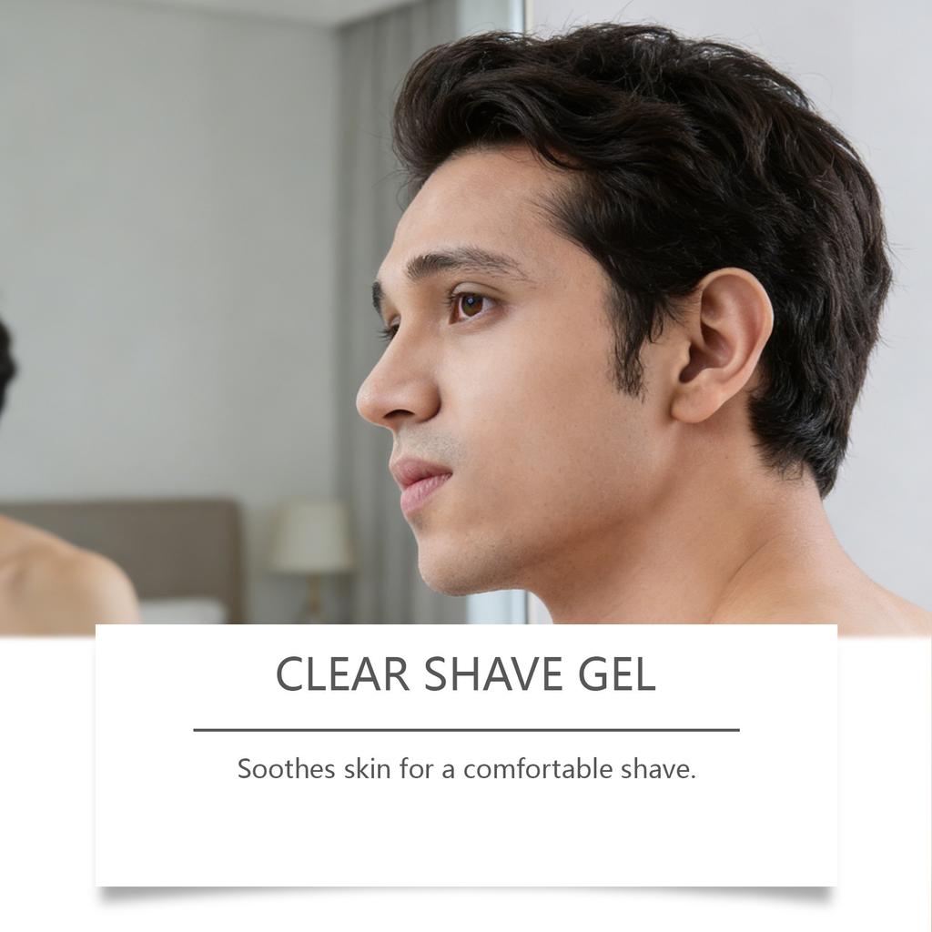 Men's Smooth Shaving Cream - Daily Use Shaving Product With Refreshing And Non-Greasy Texture, Light And Gentle Care Cream