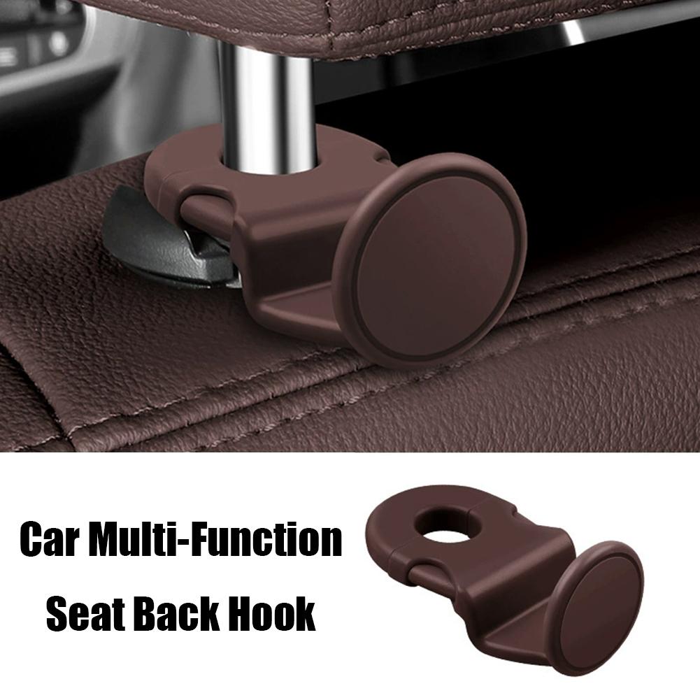 Multi-functional Car Mounted Seat Back Hook Hidden Rear Small Item Storage Hanger Organizer Holder Car Interior Accessories