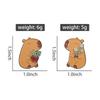Cute Capybara Enamel Pins CustomAnimal Couple Dating Brooches Lapel Badges Cartoon Animal Jewelry Gift for Friends