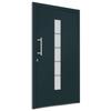 VidaXL Porte d'entrée Aluminium et PVC Anthracite 110x210 cm