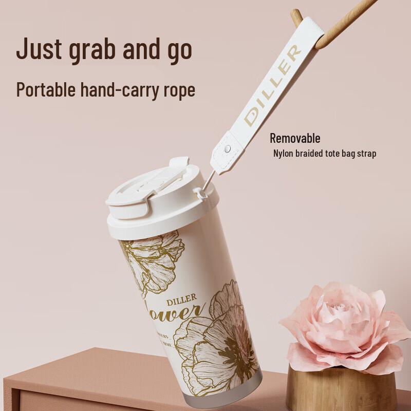 Dilebelle Insulated Mug & Ceramic Cup Gift Set