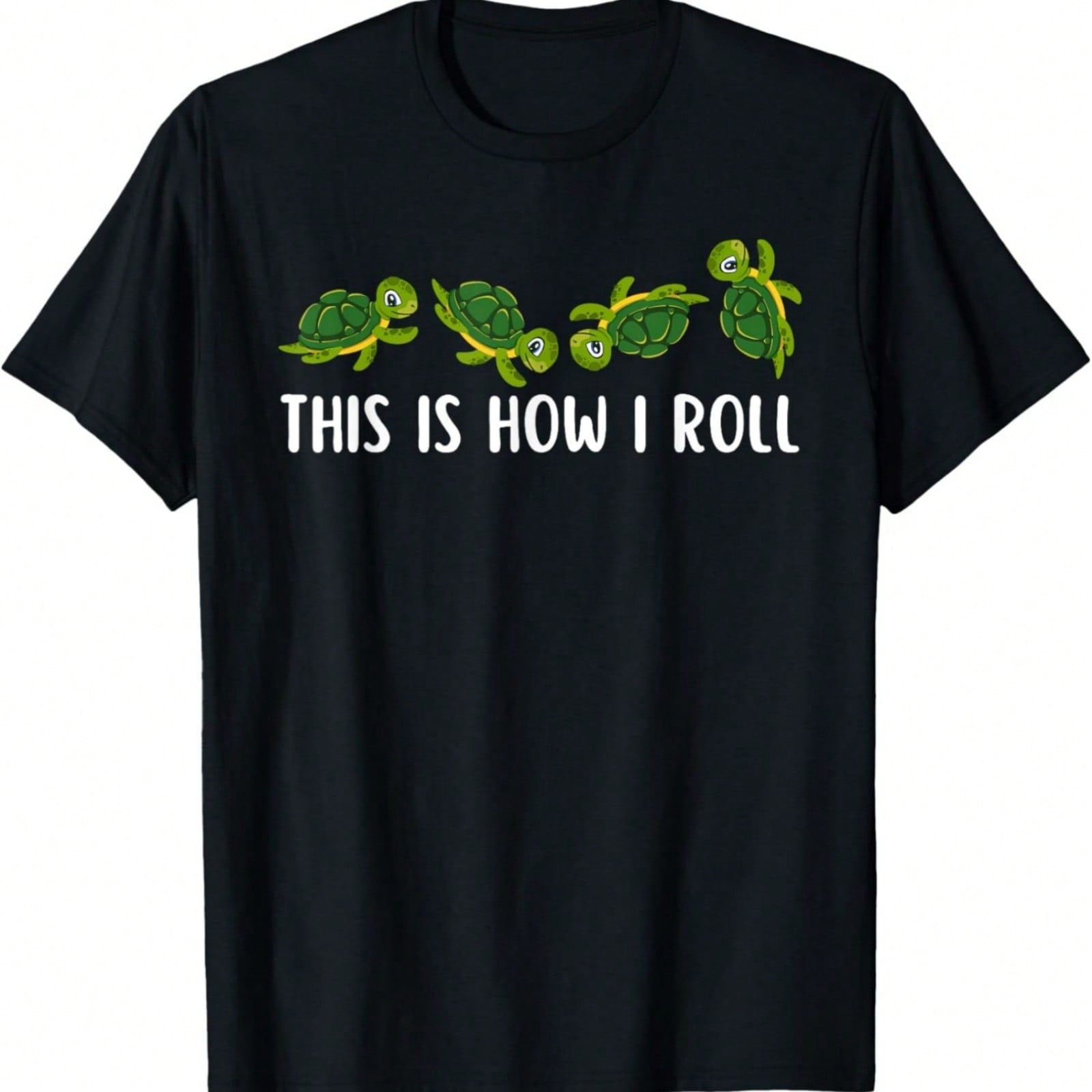 Sea Turtle Lover S This Is How I Roll Turtle T-Shirt S разноцветный