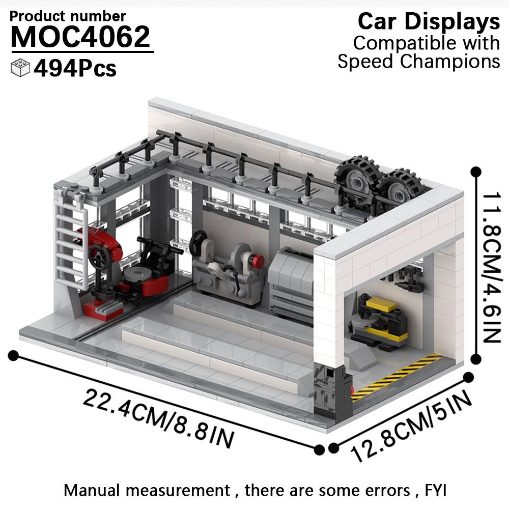 MOC Stand Movie Anime Military Action Figure Display Stands Box Blocks Compatible 75257 05007 75105 High-Speed Championed Block Bricks Toys Playsets