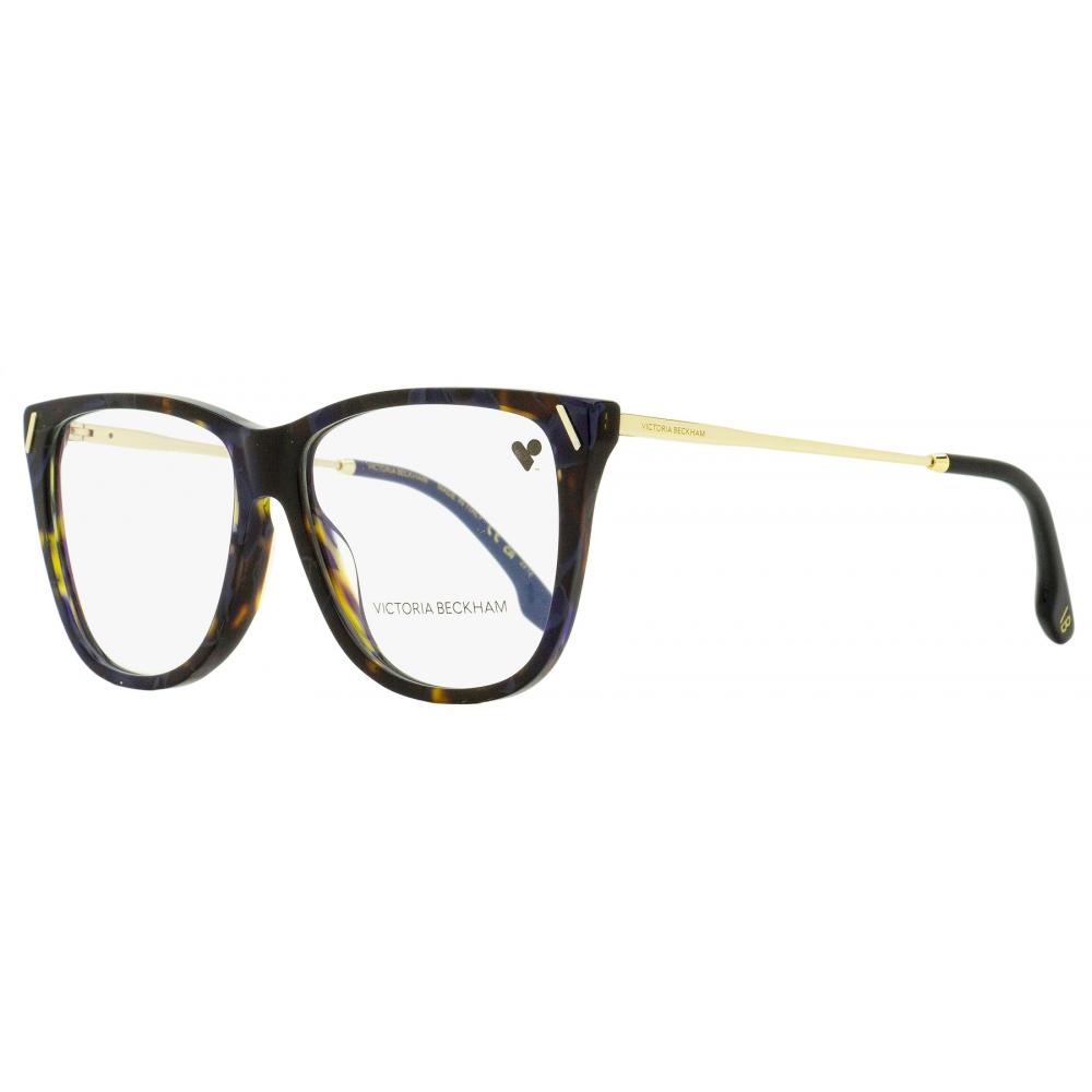 

Женские квадратные очки Victoria Beckham VB2636 418 Гавана синие 56 мм
