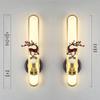 Chinese Cloisonné Enamel Brass Wall Lamp - Minimalist Bedside, Stair, Corridor & Living Room Light