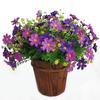 Good looking 1 Bouquet 28 Heads Artificial Fake Cute Daisys Flower Home Wedding Garden Decor Flower decorative not pot
