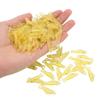 100 PCS Fish Needle Threaders Large Yellow Mini Small Fish Sewing Machine Automatic Needle Threader
