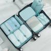 7pcs Foldable Clothes Sorting Bag Waterproof Packing Cubes Simple Design Travel Storage Bag  Shoes
