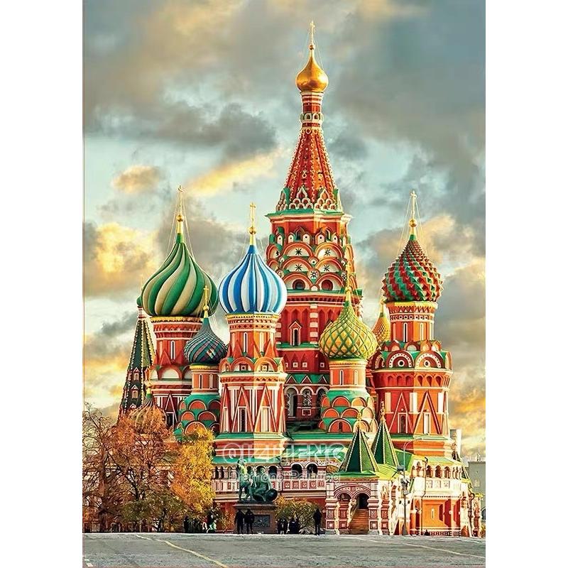 Floral Landscape 5D DIY Diamond Painting Kit City Street Scene Diamond Embroidery Painting Full Drills Mosaic Home Decor Gifts