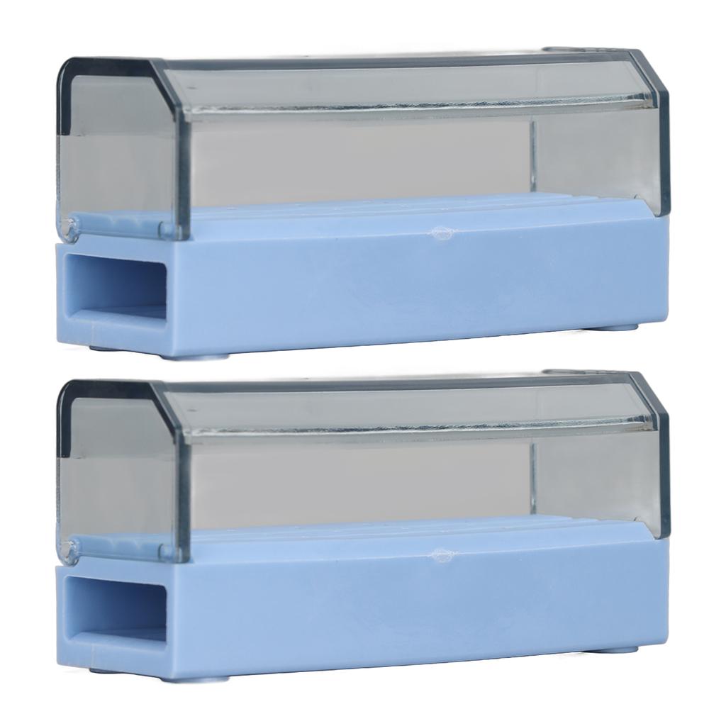 2pcs Dental   Holder Box 18 Holes   Cleaning Autoclavable Case   for Dentist Laboratory