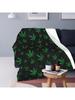 Leaf Blanket 60X50, Er Soft Lightweight Flannel Throw Blanket For Couch Bed Sofa