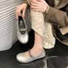 Niche Literary and Artistic Style Casual Flat Mary Jane Shoes Women's 2025 Spring and Autumn European Station Round Head Retro Temperament Single