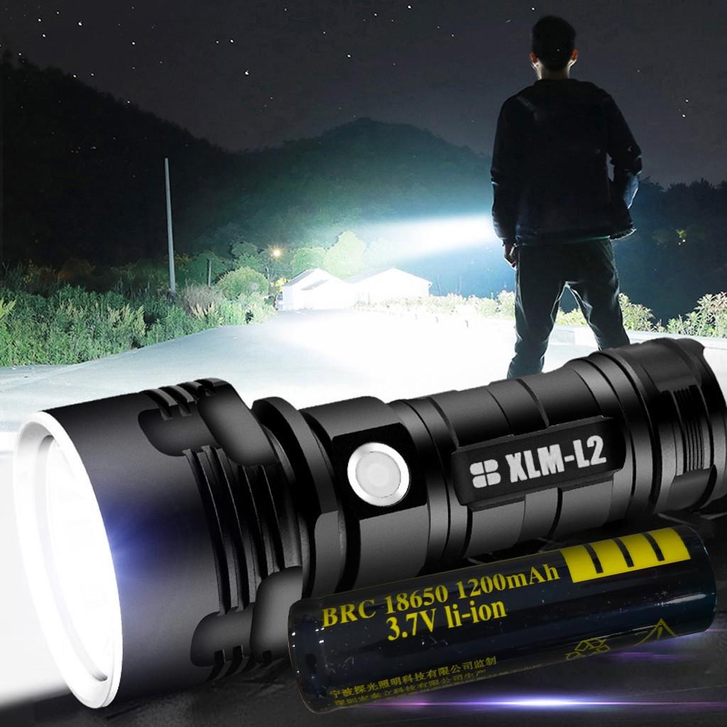

Мощный светодиодный фонарик XHP50 Torch USB Перезаряжаемая водонепроницаемая лампа Ultra Brigh