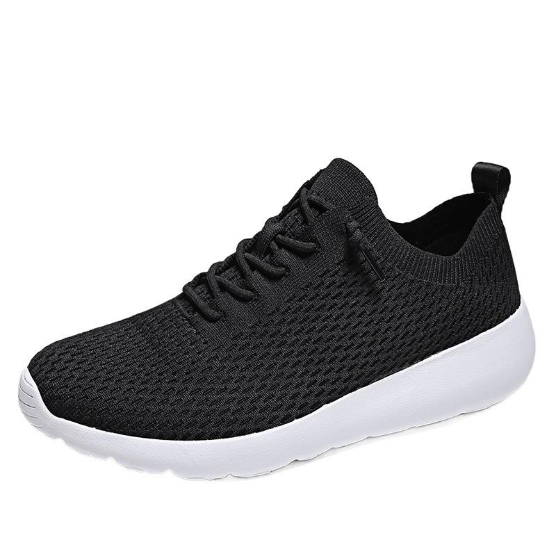 Couple Casual Shoes Soft-sided Knitted Shoes Summer Soft-soled Fly-knitted Shoes Men's New Socks Shoes