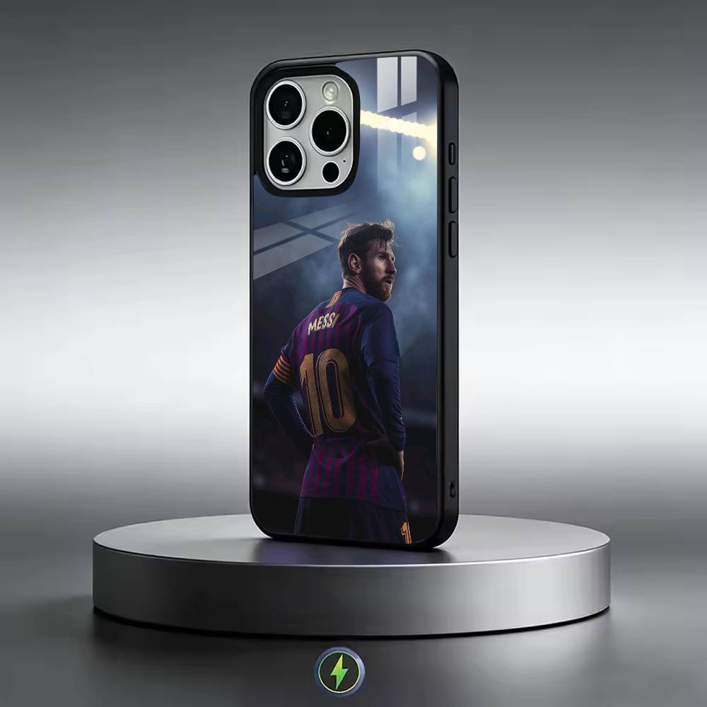 Football S-Star M-Messi-i Phone Case For iPhone17,16,15,14,13,12,11 Plus,Pro Magnetic with Magsafe Wireless Charging iPhone14Plus