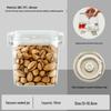 Vacuum-Sealed Thickened Plastic Storage Jar for Snacks, Grains, and Cereals