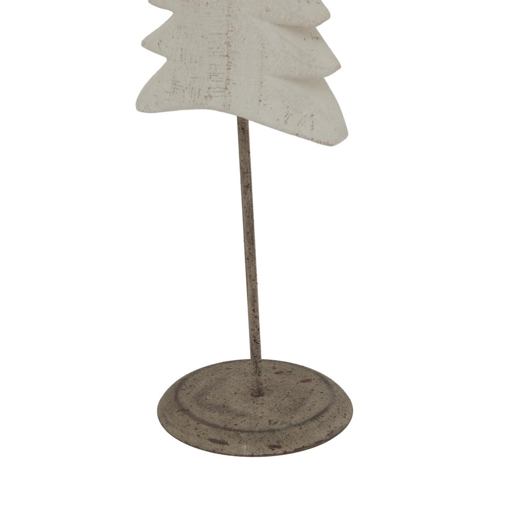 Hill Interiors White Washed Pine Tree Christmas Decoration