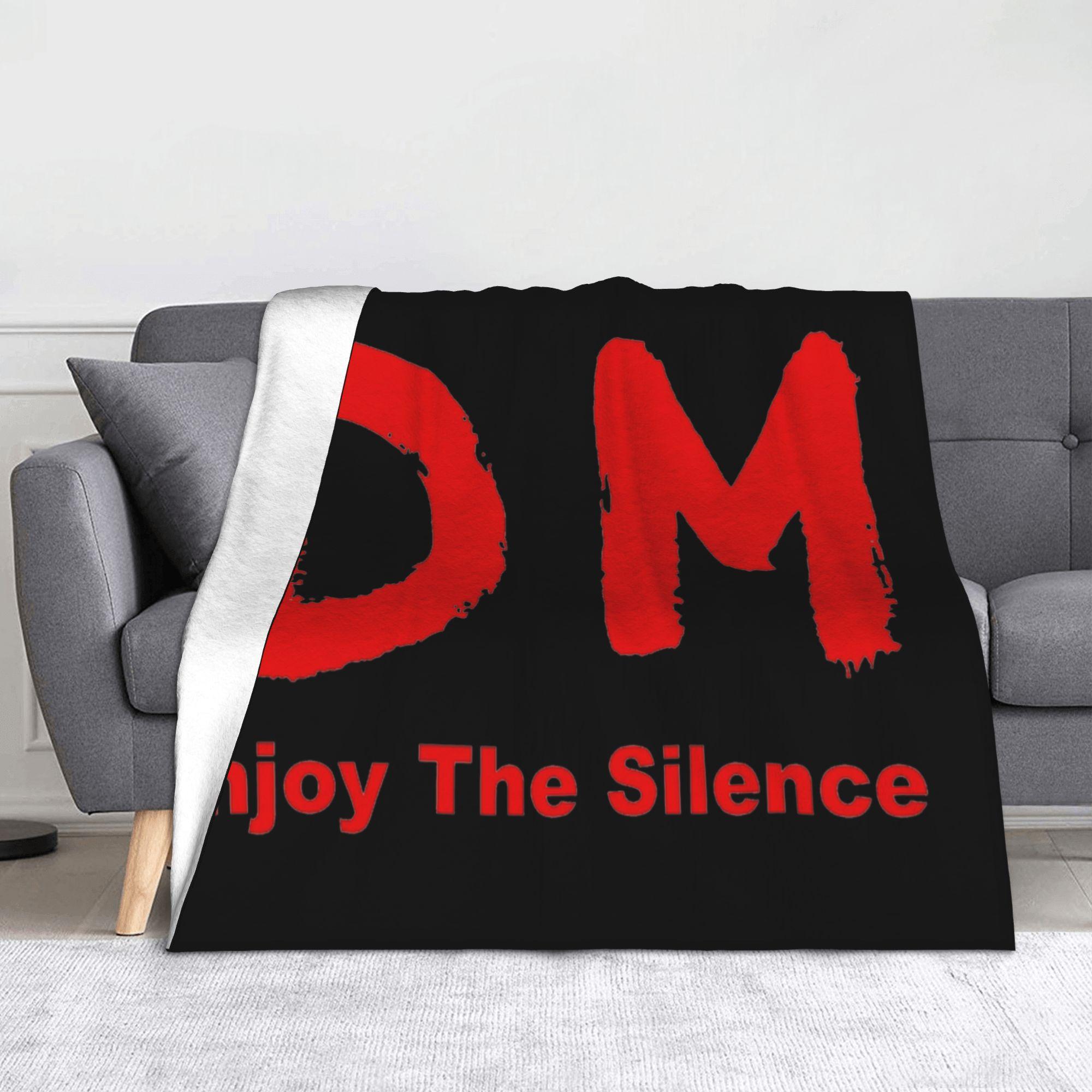 

The Musician Mode Live Tour Memento Knitted Blanket Fleece Depeches Mode Super Warm Throw Blanket for Car Sofa Couch Bed Rug 75x90cm