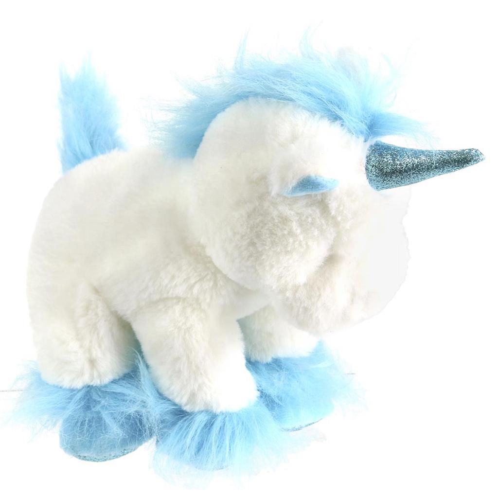 Les Trésors De Lily [Q4441] - Peluche design 'Licorne My Unicorn' bleu blanc - 20 cm