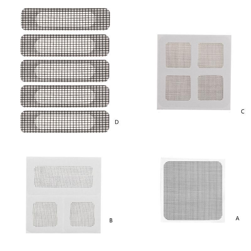 Window Screen Repair Tape 10cmx10cm Net Curtain Door Screen Repair Patches Keep Screens Intact