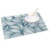 Modern Minimalist Table Mats Fresh Leaf Branch Pattern Placemats Natural Style Waterproof HeatResistant for Dining Kitchen Decor